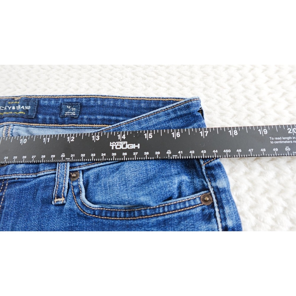 Lucky Brand Jeans Womens 12/31 orta premium Blue Slim Denim Pants Dark Wash Y2K - Picture 11 of 16